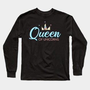 Unicorn Queen Long Sleeve T-Shirt